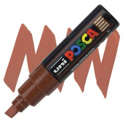 ΜΑΡΚΑΔΟΡΟΣ POSCA PC-8K ΚΑΦΕ